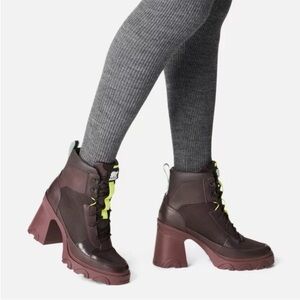SOREL Brex Heel Lace Up Waterproof Boots